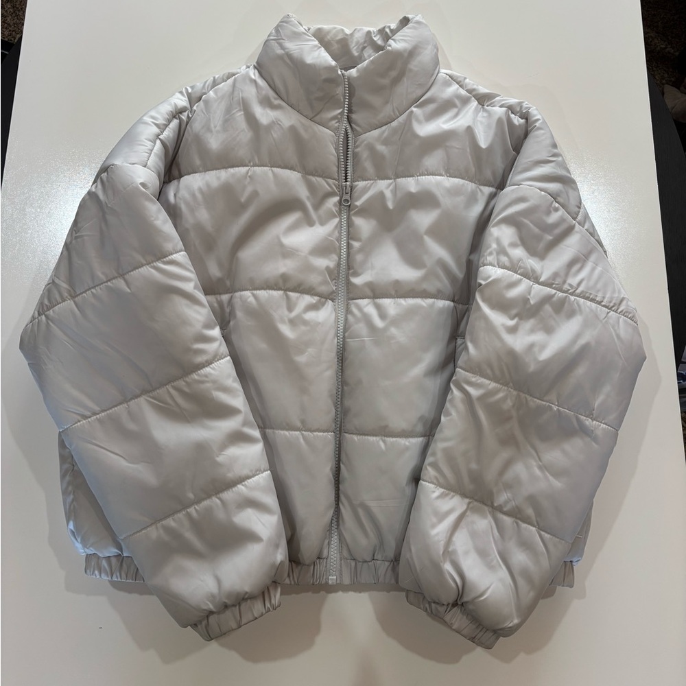 Abound Light Gray Kids Puffer Jacket